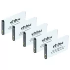 Mobiltelefon 5x akkumulátor Alcatel RTR001F01, 10000058 helyett - 650 mAh 3.7 V Li-Ion