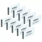 Mobiltelefon 10x akkumulátor Alcatel RTR001F01, 10000058 helyett - 650 mAh 3.7 V Li-Ion