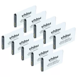   Mobiltelefon 10x akkumulátor Alcatel RTR001F01, 10000058 helyett - 650 mAh 3.7 V Li-Ion