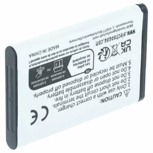 Mobiltelefon 10x akkumulátor Alcatel RTR001F01, 10000058 helyett - 650 mAh 3.7 V Li-Ion