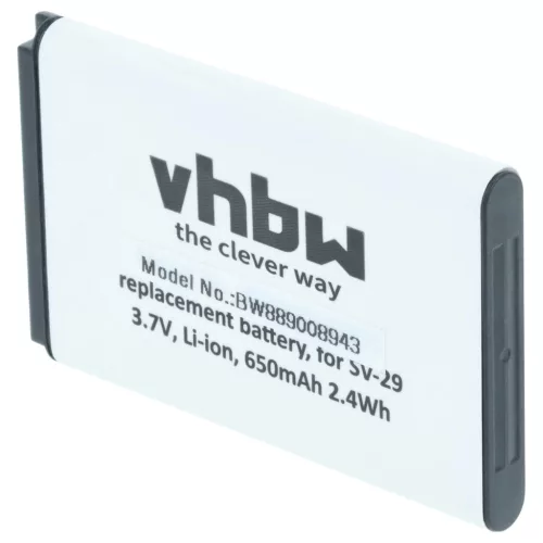 Mobiltelefon 10x akkumulátor Alcatel RTR001F01, 10000058 helyett - 650 mAh 3.7 V Li-Ion