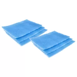   6x Szűrő Interline, POOL Total 5200 Medence Porszívóhoz stb. - Finom Szűrő 34 x 24 x 4.2 cm