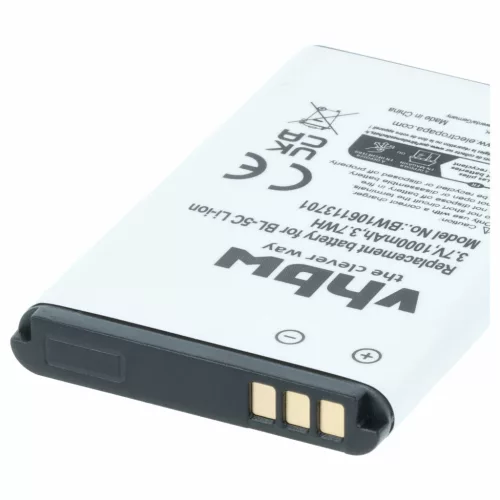 Mobiltelefon 3x akkumulátor Alcatel RTR001F01, 3BN67332AA, 10000058 helyett - 1000 mAh 3.7 V Li-Ion