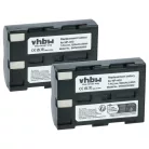 VHBW 2 db NP-400 / BP-21 Li-ion fényképezőgép-akkumulátor – 1200 mAh, 7,2 V