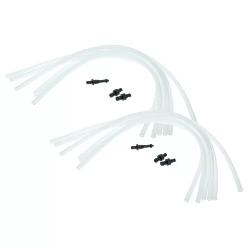 VHBW tejcsőkészlet Jura kávégépekhez – 12 tejcső és 6 adapter, 38 cm