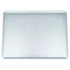2x Univerzális sütőtepsi sütőhöz - 40 x 30 x 1 cm Ezüst, Perforált