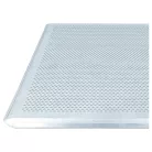 2x Univerzális sütőtepsi sütőhöz - 40 x 30 x 1 cm Ezüst, Perforált