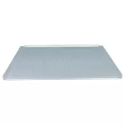 2x Univerzális sütőtepsi sütőhöz - 40 x 30 x 1 cm Ezüst, Perforált