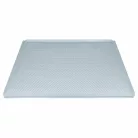 2x Univerzális sütőtálca sütőhöz - 45,5 x 37,5 x 1 cm Ezüst, Perforált