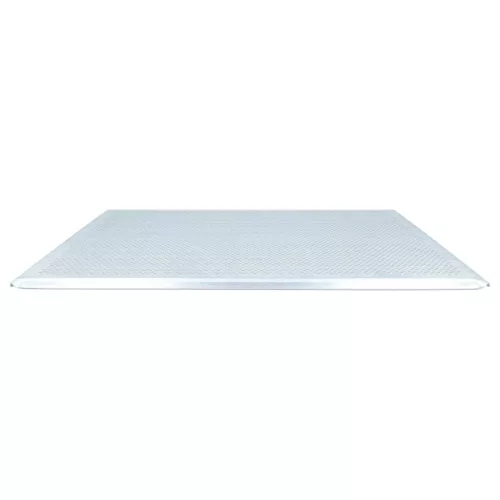 2x Univerzális sütőtálca sütőhöz - 45,5 x 37,5 x 1 cm Ezüst, Perforált