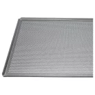 2x Sütőlap Sütőhöz - 60 x 40 x 1 cm Ezüst, Perforált