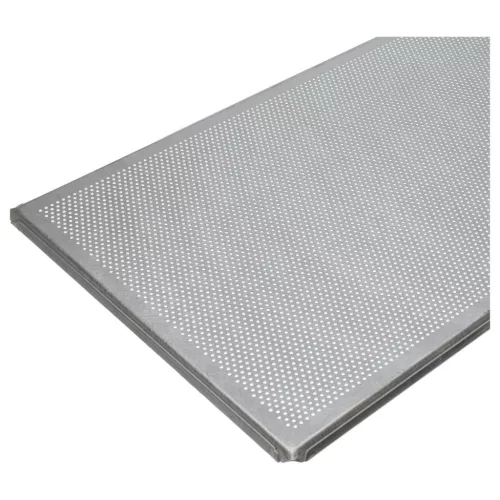 2x Sütőlap Sütőhöz - 60 x 40 x 1 cm Ezüst, Perforált