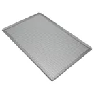 2x Sütőlap Sütőhöz - 60 x 40 x 1 cm Ezüst, Perforált