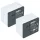 Biztonsági kamera 2x akkumulátor Arlo 308-1070-01, 308-50012-01, 308-10069-01 helyett - 5200 mAh 3.85 V Li-Ion
