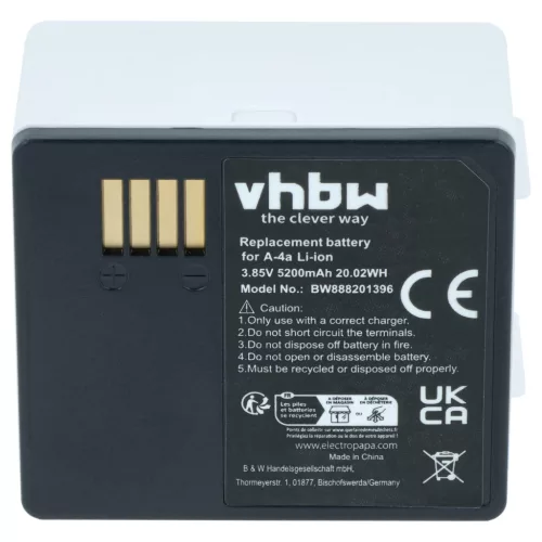 Biztonsági Kamera 3x Akkumulátor Arlo 308-1070-01, 308-50012-01, 308-10069-01 helyett - 5200 mAh 3.85 V Li-Ion