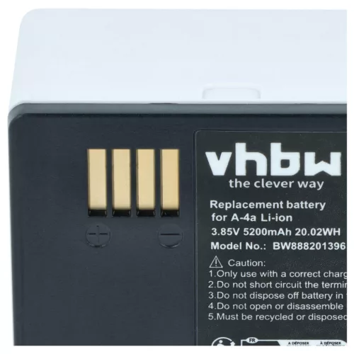 Biztonsági Kamera 3x Akkumulátor Arlo 308-1070-01, 308-50012-01, 308-10069-01 helyett - 5200 mAh 3.85 V Li-Ion