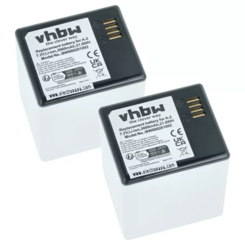 Biztonsági kamera 2x akkumulátor Arlo A-2 helyett - 3000 mAh 7.2 V Li-Ion