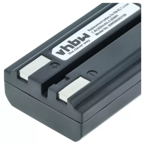 VHBW 2 db NP-800 / EN-EL1 Li-ion fényképezőgép-akkumulátor – 800 mAh, 7,2 V