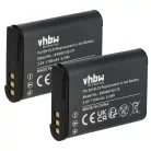 VHBW 2 db Nikon EN-EL23 Li-ion fényképezőgép-akkumulátor – 1700 mAh, 3,8 V
