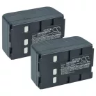 2x Akkumulátor Panasonichoz, mint a VBS10E, 2400mAh, Ni-MH, 4,8V