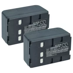   2x Akkumulátor Panasonichoz, mint a VBS10E, 2400mAh, Ni-MH, 4,8V