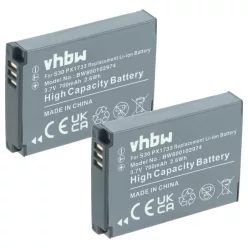   2x Akkumulátor Toshiba Camileo S30-hoz és másokhoz, 700mAh