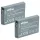 2x Akkumulátor Toshiba Camileo S30-hoz és másokhoz, 700mAh