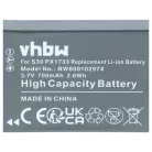 2x Akkumulátor Toshiba Camileo S30-hoz és másokhoz, 700mAh