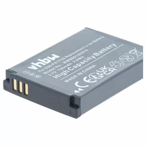 2x Akkumulátor Toshiba Camileo S30-hoz és másokhoz, 700mAh