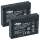 2x Pótakkumulátor GoPro Hero 3+,4-hez, mint az ABPAK-404 és mások, 1240mAh