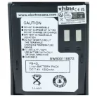 Rádió 2x Akkumulátor Kenwood PB-42Li, PB-42L, PB-42 helyett - 1500 mAh 7.4 V Li-Ion