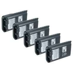  5x Akkumulátor Yaesu Vertex FNB-V132Li, FNB-V131Li helyett - 1600 mAh 7.4 V Li-Ion