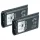 2x Akkumulátor Yaesu Vertex rádióhoz, mint az FNB-V104LI 7.4V Li-Ion 1380mAh