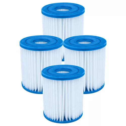 4 db szűrőbetét Intex 28125EH Easy Set Ocean Reef medencéhez és másokhoz, 29007E H típus helyett