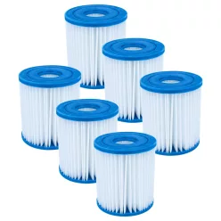   6 db szűrőbetét Intex 28125EH Easy Set Ocean Reef medencéhez és másokhoz, 29007E H típus helyett