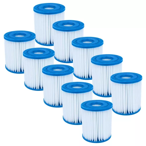 10x Szűrőpatron Intex 28125EH Easy Set Ocean Reef medencéhez és másokhoz, 29007E H típus helyett