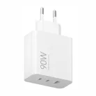Xiaomi 90 W-os HyperCharge hálózati töltőadapter (3 portos, EU), BHR087MEU, MDY-19-EK, 67379