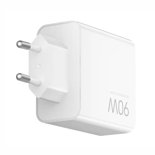 Xiaomi 90 W-os HyperCharge hálózati töltőadapter (3 portos, EU), BHR087MEU, MDY-19-EK, 67379