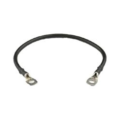   20 cm-es akkumulátor csatlakozó kábel 25mm2 M8/M8 – fekete