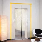 Extralink egyszerű porvédő ajtófüggöny, 110 × 220 cm