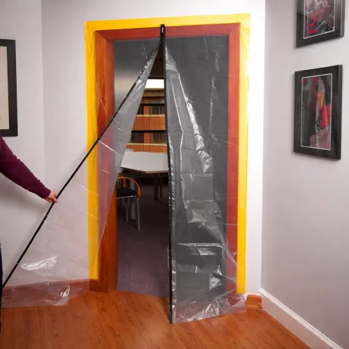 Extralink egyszerű porvédő ajtófüggöny, 110 × 220 cm
