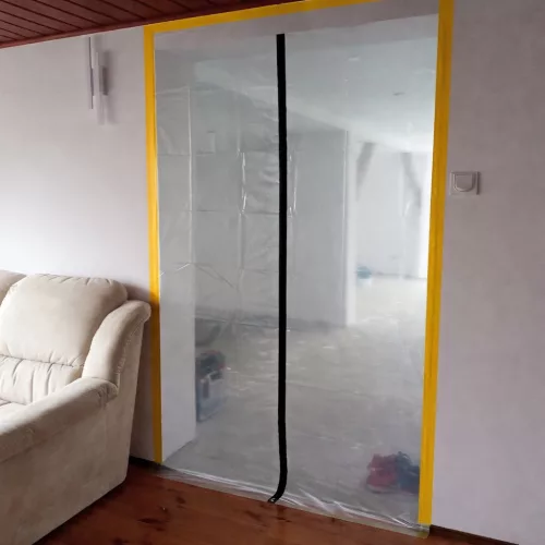 Extralink egyszerű porvédő ajtófüggöny, 110 × 220 cm