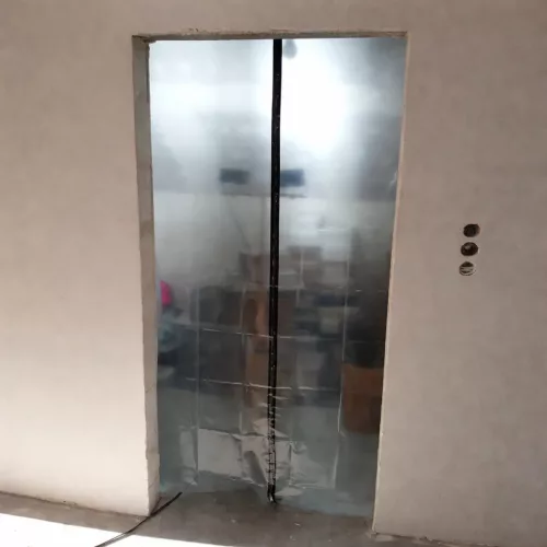 Extralink egyszerű porvédő ajtófüggöny, 110 × 220 cm