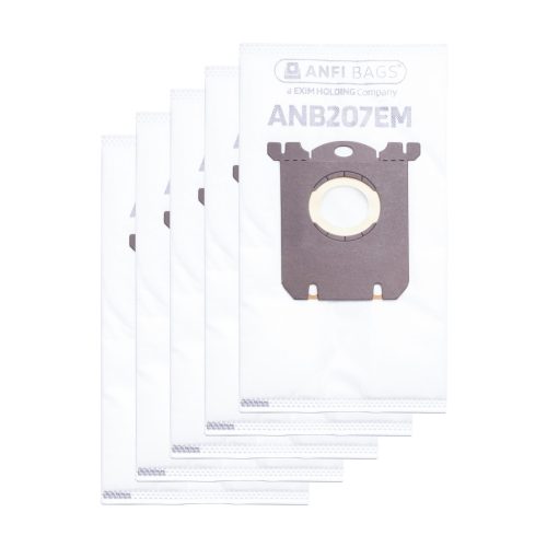 ANFI dust bag ELECTROLUX: Accelerator, Bolido, Clario, UltraSilencer, Oxygen, Airmax, Ergospace, Ergoclassic, Plus, Jetmaxx vacuum cleaner dust collection bag filter (5 pcs/set)