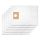 ANFI Staubsack KARCHER: NT 25/1 AP, NT 35/1 Eco, NT H, NT BS, NT M, NT TE, NT 361, NT 361/Eco, NT BS Staubsauger Staubbeutel Filter (5 Stück/Set)