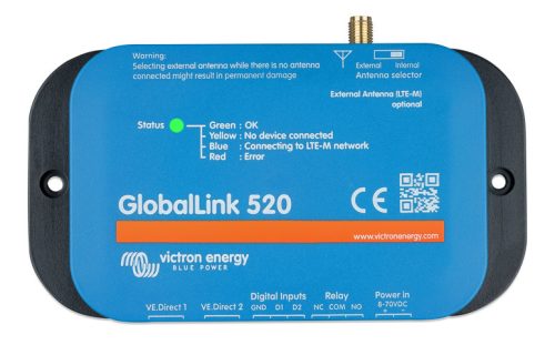 Victron Energy GlobalLink 520 központi egység hálózati csatlakozáshoz