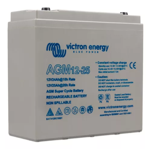 Victron Energy 12V/25Ah AGM Super Cycle cyclic / solar battery