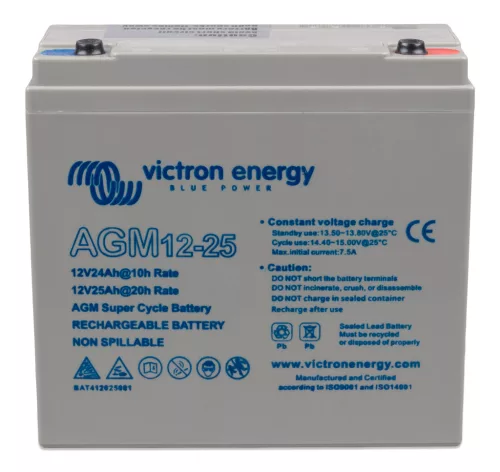 Victron Energy 12V/25Ah AGM Super Cycle cyclic / solar battery