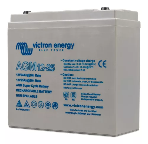 Victron Energy 12V/25Ah AGM Super Cycle cyclic / solar battery