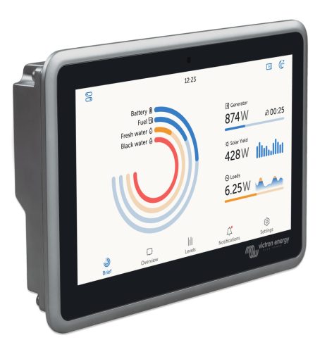 Victron Energy Ekrano GX Communication Hub and Touchscreen System Monitoring